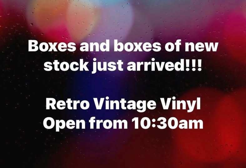 boxes of new stock now in