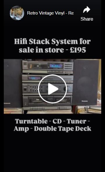 click to go view video hifi stack for sale